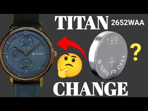 Titan 2652WAA Watch Battery Replacement at Home | Quick & Simple Tutorial!