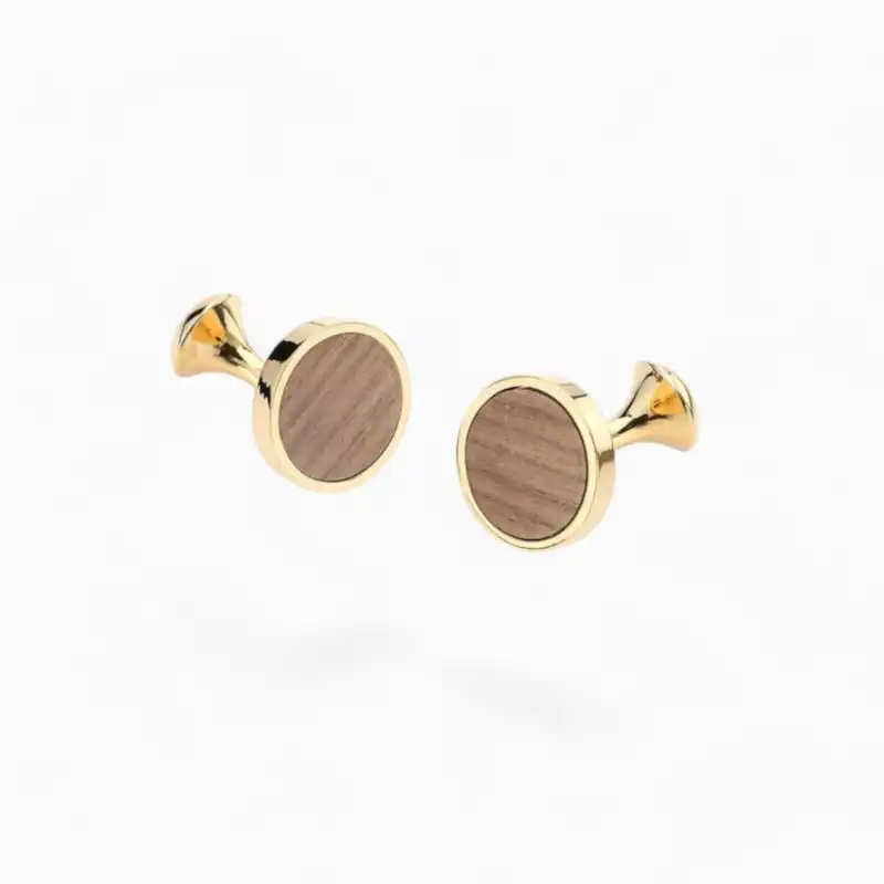 Bouton de manchette Bois Chic | La Montre à Gousset