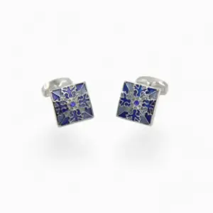 Boutons de manchette Bleu Royal | La Montre à Gousset