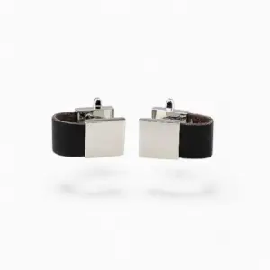Boutons de manchette Cuir | La Montre à Gousset