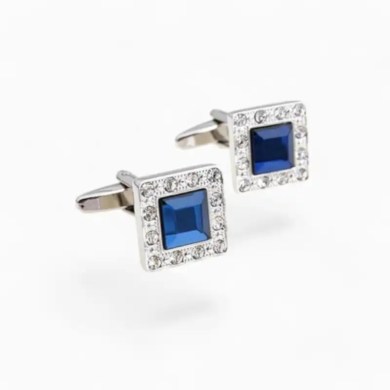 Boutons de manchette Luxueux Bleu | La Montre à Gousset