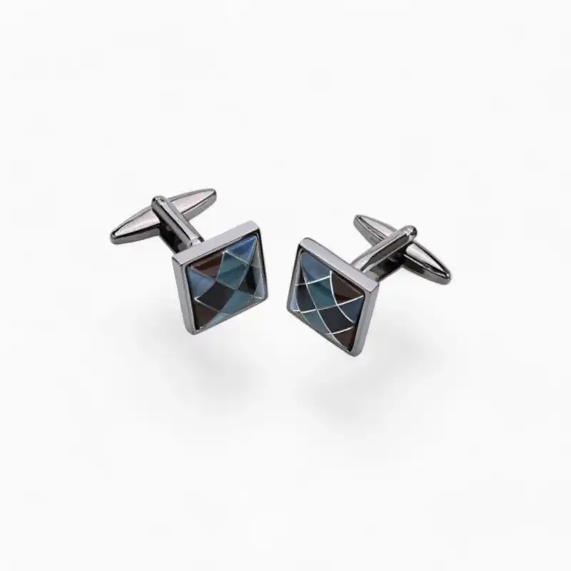 Boutons manchette Mosaïque | La Montre à Gousset