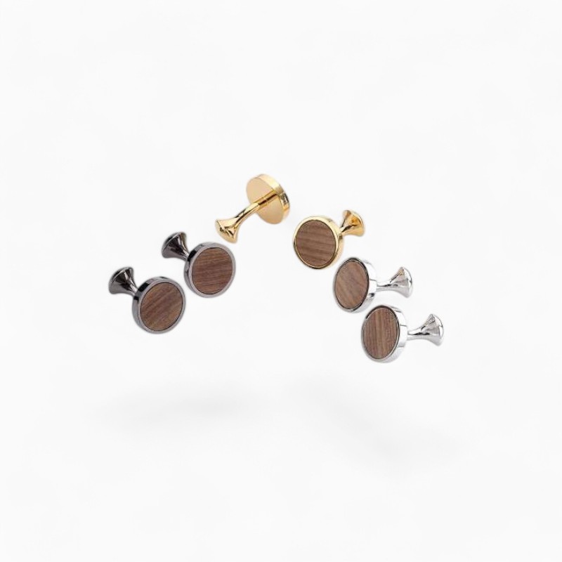 Boutons de manchette Bois Chic | La Montre à Gousset