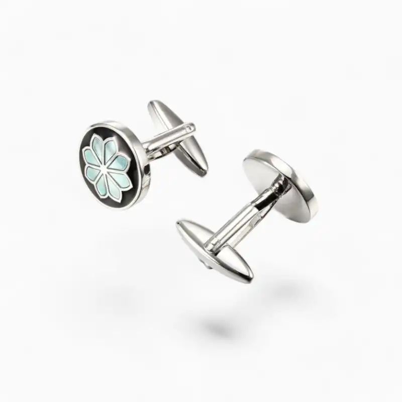 Boutons manchette Fleur | La Montre à Gousset