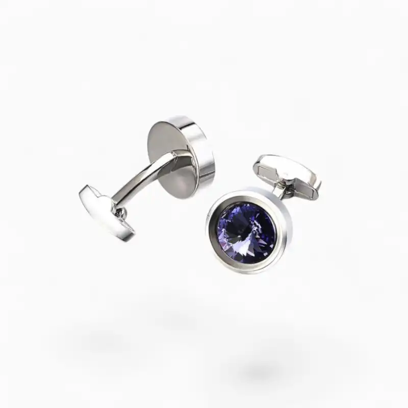 Boutons manchette Luxury Mauve | La Montre à Gousset