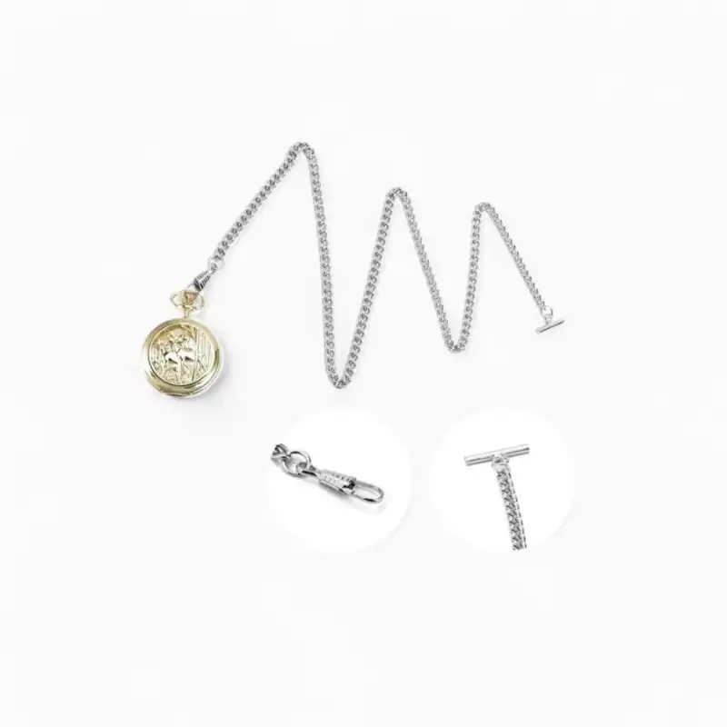 Chaîne Montre de poche Albert Argent | La Montre à Gousset