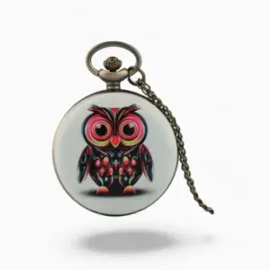 Montre à Gousset Adorable Hibou | La Montre à Gousset