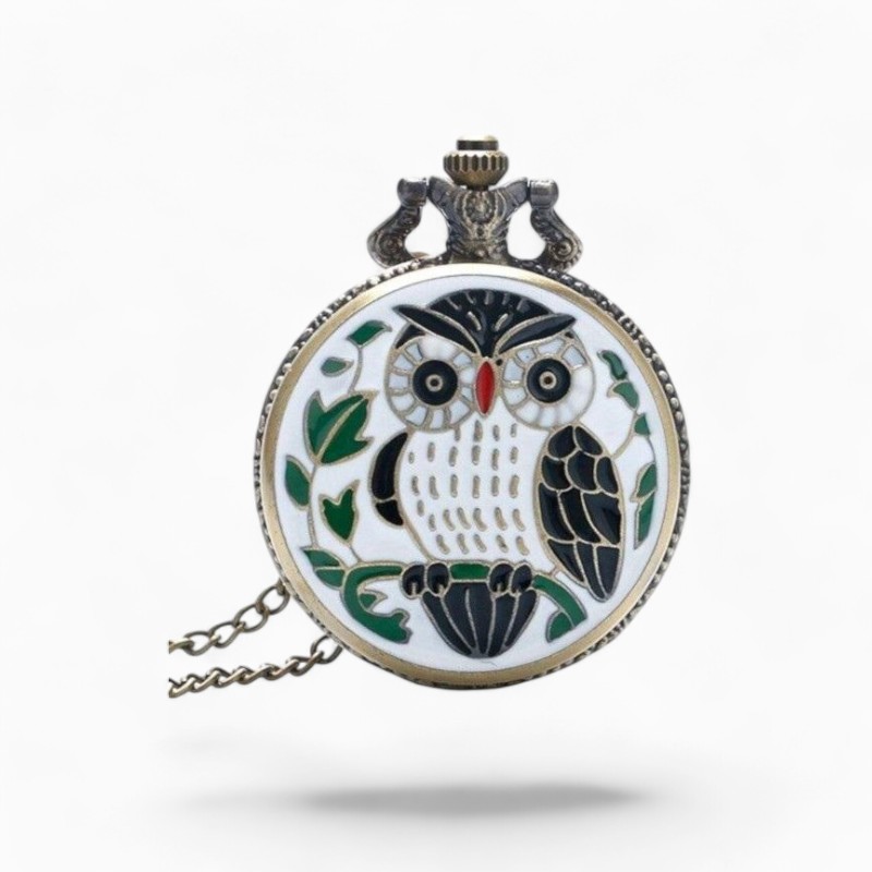 Montre à Gousset Femme Hibou Ravissant Modèle 2 | La Montre à Gousset