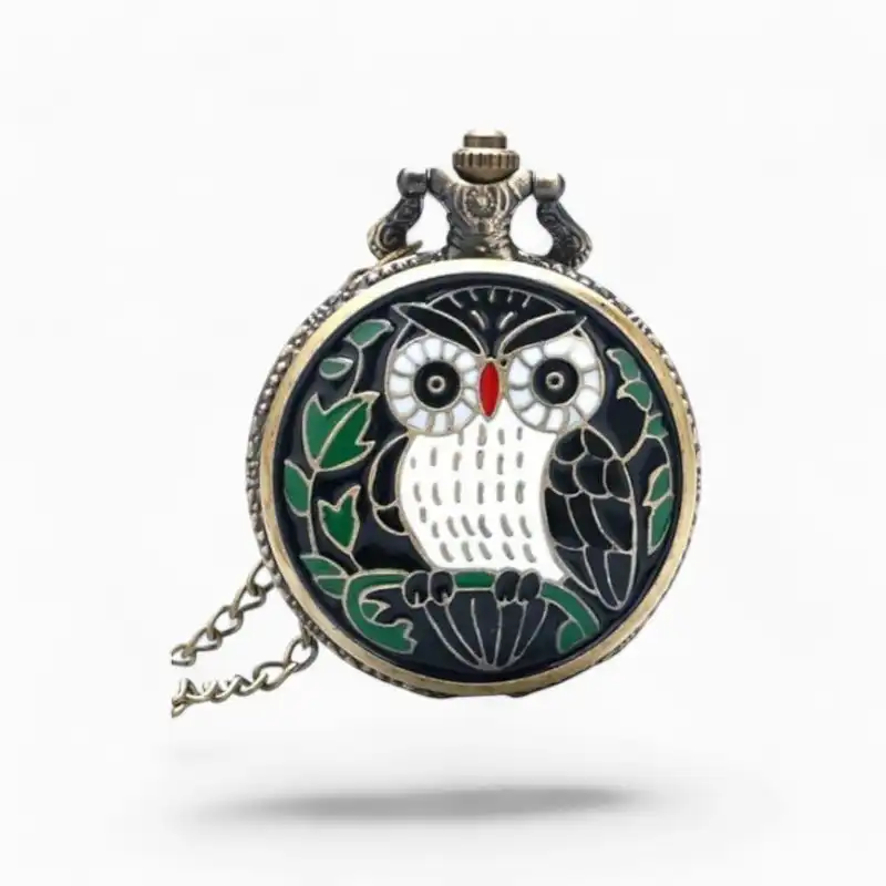 Montre à Gousset Femme Hibou Ravissant | La Montre à Gousset