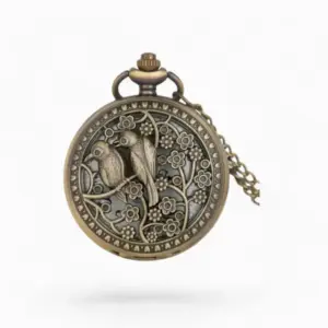 Montre à Gousset Femme Oiseaux | La Montre à Gousset