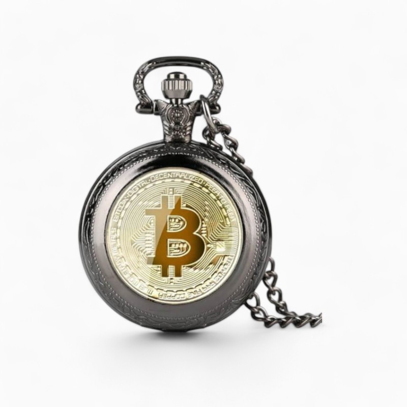 Montre à Gousset Homme Bitcoin | La Montre à Gousset