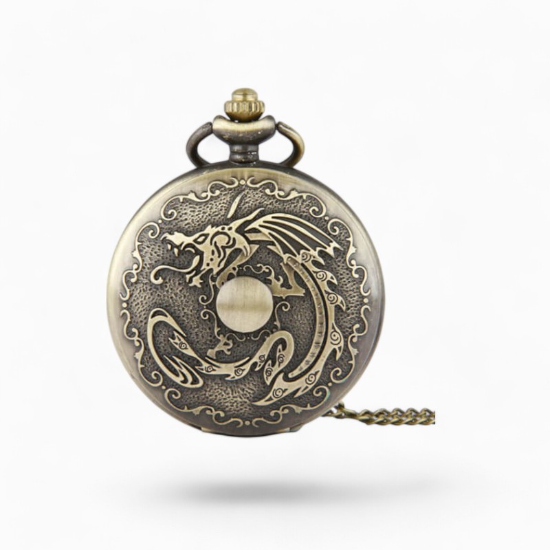 Montre à Gousset Homme Dragon Ancien | La Montre à Gousset