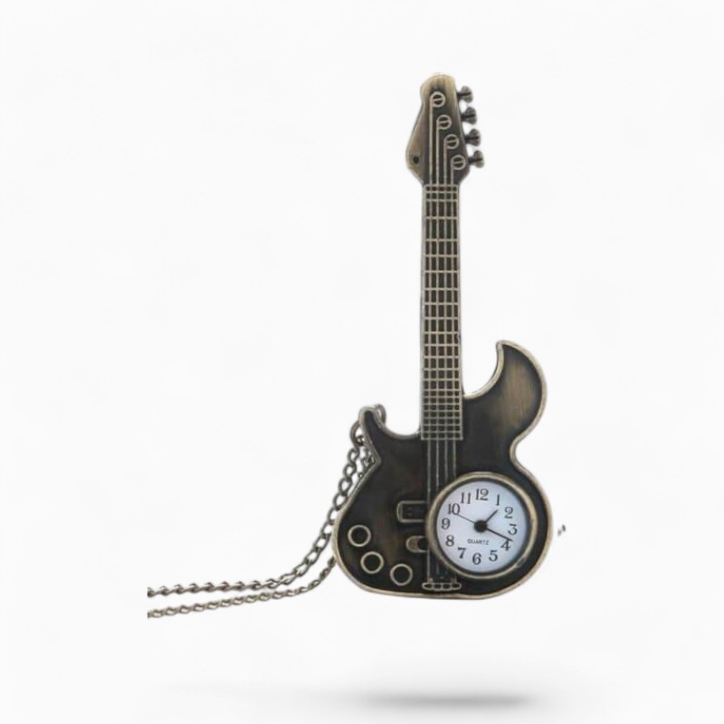 Montre à Gousset Homme Guitare | La Montre à Gousset