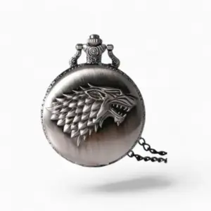 Montre à Gousset Stark Argent | Game of Thrones