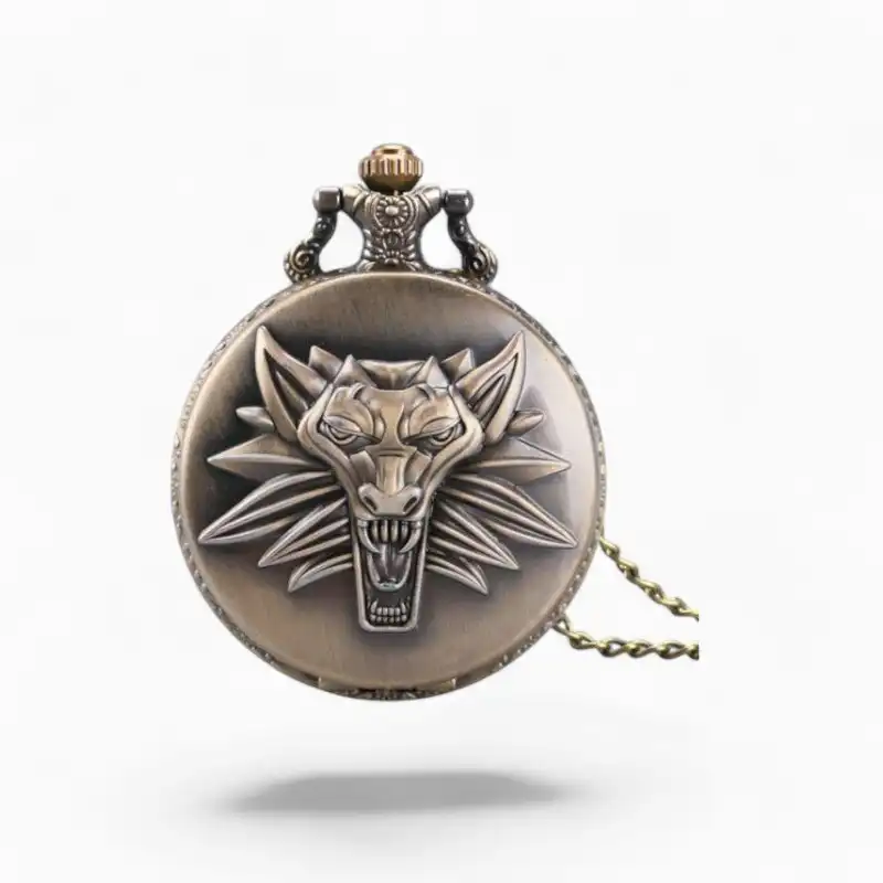 Montre à Gousset Homme The witcher Bronze | La Montre à Gousset