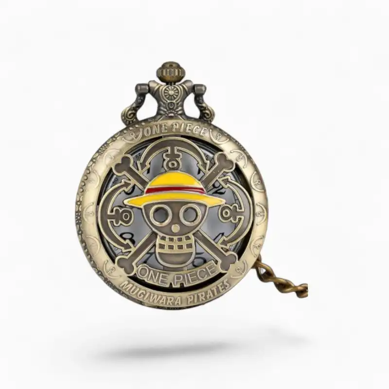 Montre à Gousset Monkey D Luffy chapeau paille | La Montre à Gousset