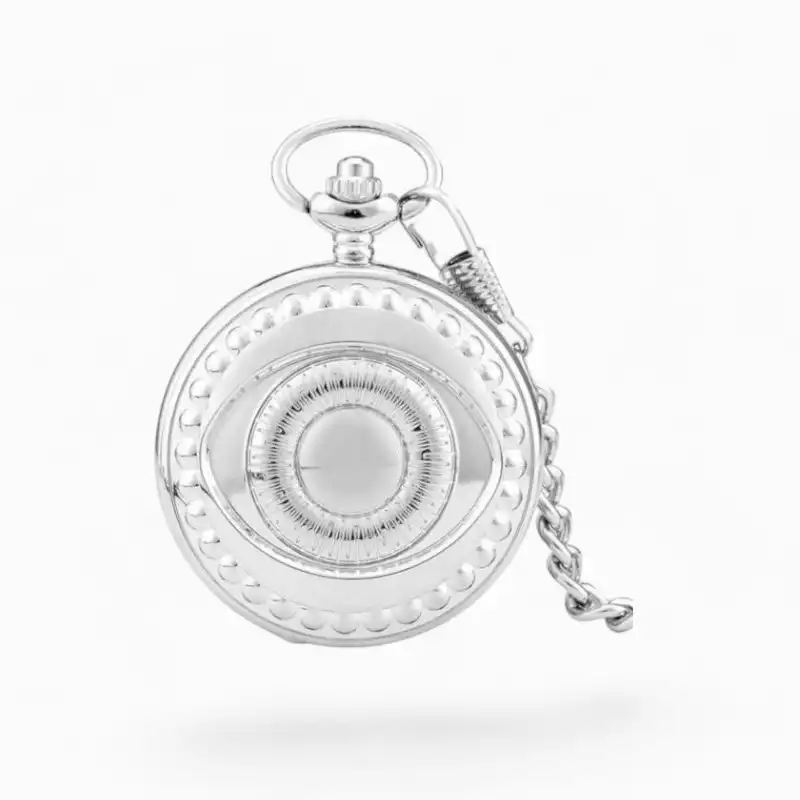 Montre à gousset ouvre les yeux Argent | La Montre à Gousset