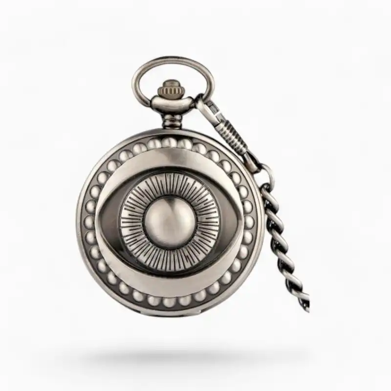 Montre à gousset ouvre les yeux Gris | La Montre à Gousset