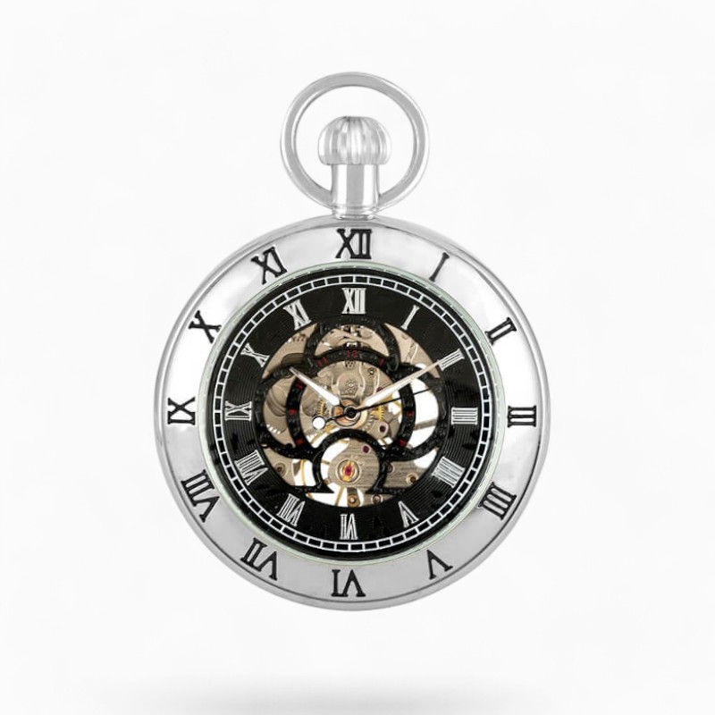 Montre à Gousset Art Déco Argent