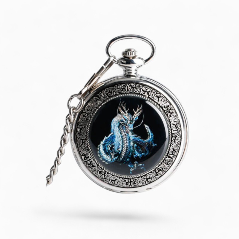 Montre à Gousset Mécanique Dragon | La Montre à Gousset