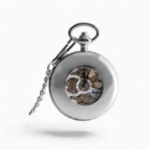 Montre à Gousset Mécanique Légendaire Argentée | La Montre à Gousset