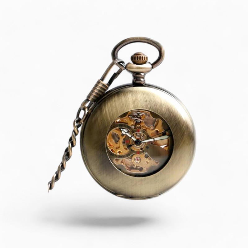 Montre à Gousset Mécanique Légendaire Dorée | La Montre à Gousset