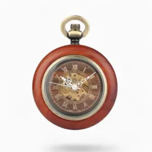 Montre à Gousset Mécanique Bois | La Montre à Gousset