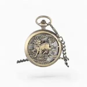 Montre à Gousset Mécanique Cheval Dragon | La Montre à Gousset