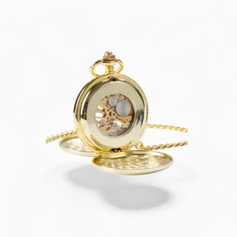 Montre à Gousset mécanique Classique Dorée Arrière | La Montre à Gousset
