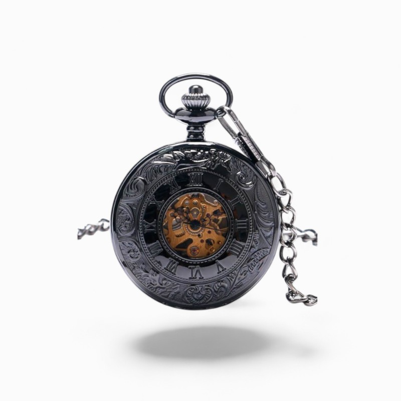 Montre à Gousset Mécanique Double demi-clapet