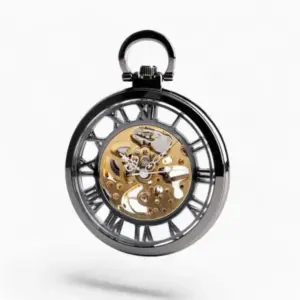 Montre à Gousset Skeleton Transparente | La Montre à Gousset