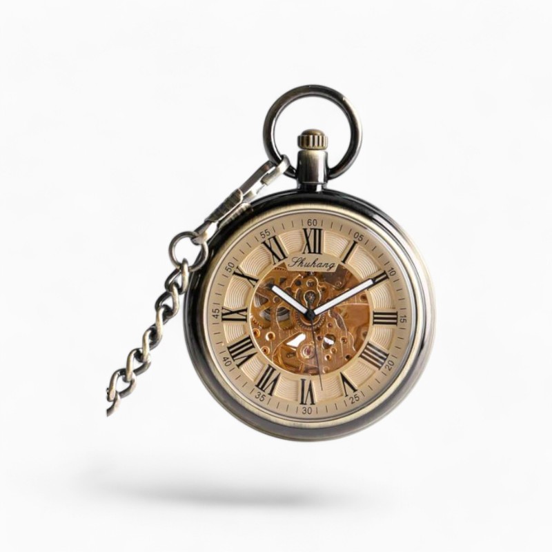 Montre à Gousset Mécanique Vintage Dorée | La Montre à Gousset