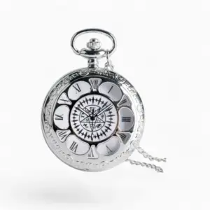 Montre à Gousset Pentacle Blanc | La Montre à Gousset