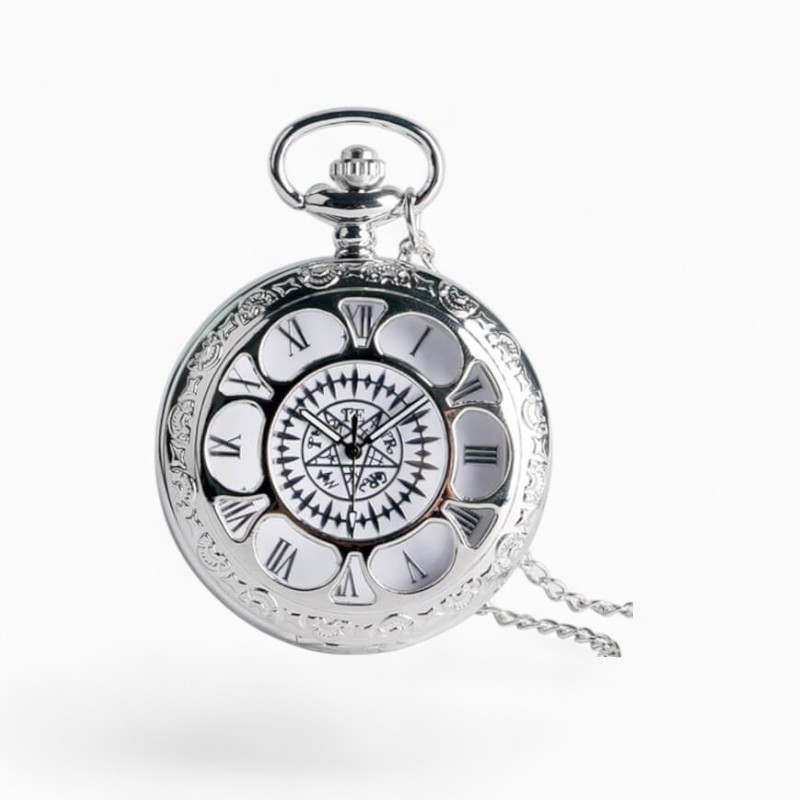 Montre à Gousset Pentacle Blanc | La Montre à Gousset