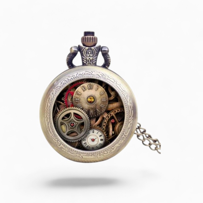 Montre à Gousset Steampunk Rouage | La Montre à Gousset