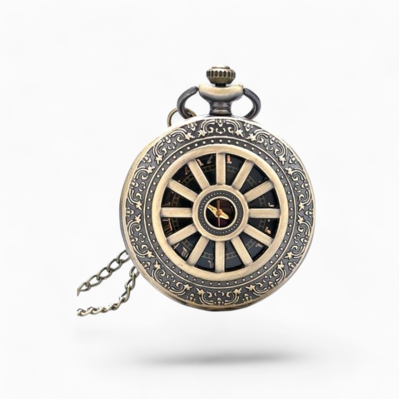 Montre à Gousset Steampunk Roue | La Montre à Gousset