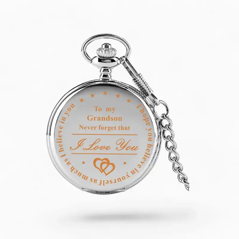 Montre à Gousset Homme To my grandson Argent