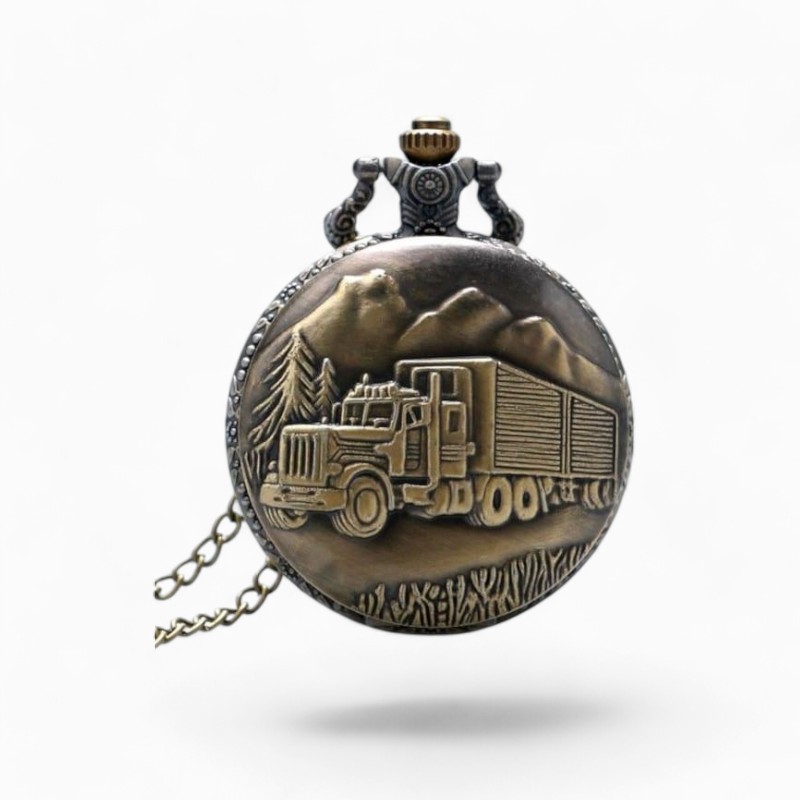 Montre à Gousset Vintage Camion | La Montre à Gousset