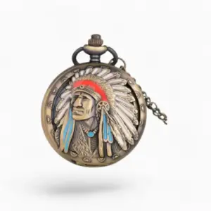 Montre à Gousset Vintage Chef Indien | La Montre à Gousset
