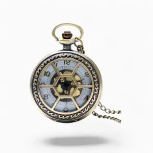 Montre à Gousset Vintage Grillage Hexagonale | La Montre à Gousset