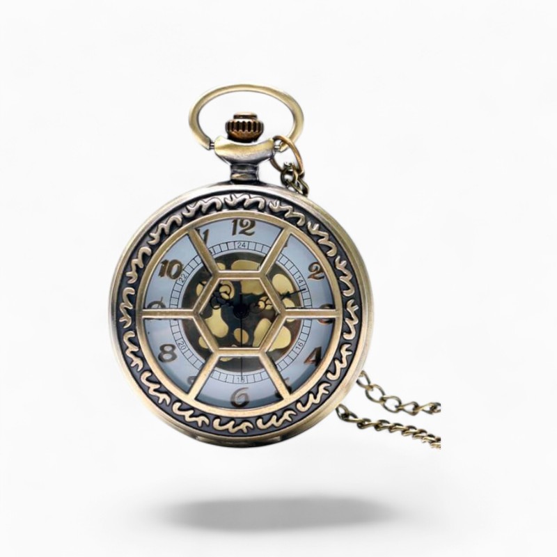Montre à Gousset Vintage Grillage Hexagonale | La Montre à Gousset