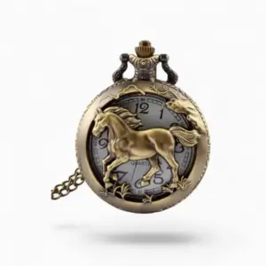 Montre à Gousset Vintage Cheval | La Montre à Gousset