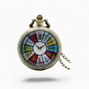 Montre à Gousset Vintage Couleur Rétro | La Montre à Gousset