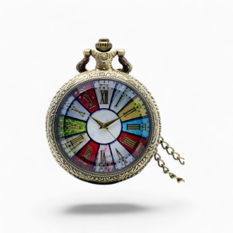 Montre à Gousset Vintage Couleur Rétro | La Montre à Gousset