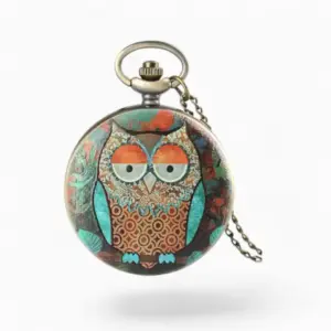Montre à Gousset Vintage Hibou Blasé | La Montre à Gousset