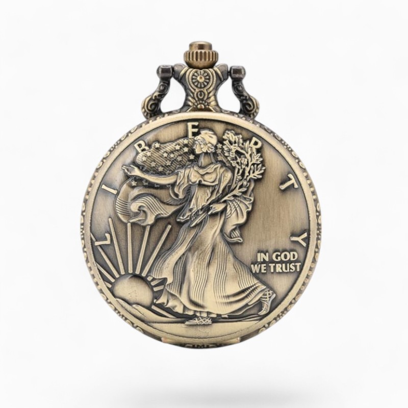 Montre à Gousset In God We Trust | La Montre à Gousset