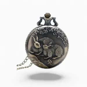 Montre à Gousset Vintage Lapin | La Montre à Gousset