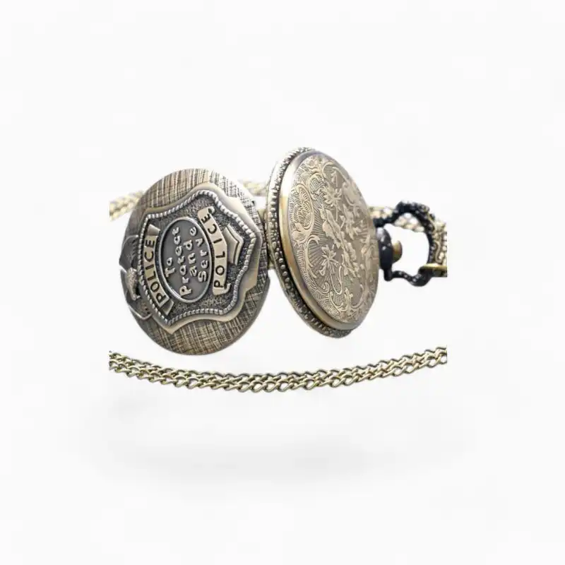 Montre à Gousset Vintage Police posée | La Montre à Gousset
