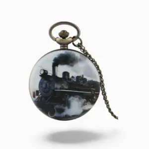 Montre à Gousset Vintage Train Western | La Montre à Gousset