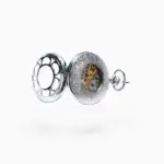 Montre de poche Jolie Fleur Argentée | La Montre à Gousset